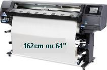 largura de impresso da impressora plotter Ltex HP L360 - B4H70A