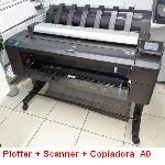 Plotter HP Com Scanner A0 em Belo Horizonte MG  HP T2530
